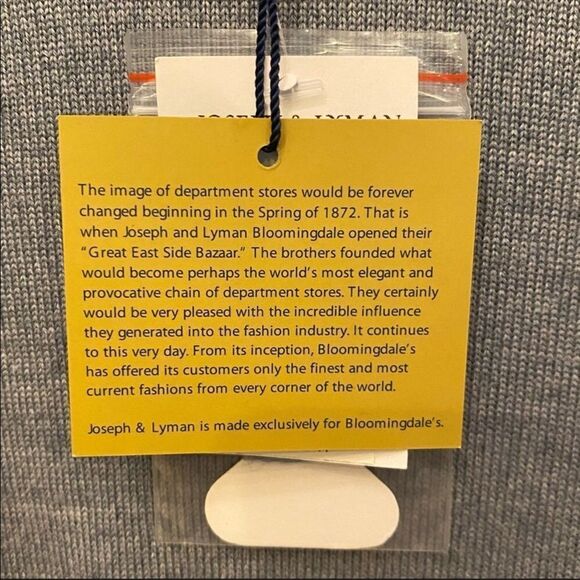 JOSEPH &Lyman sweater grey slim fit size XL gorpcore men’s merino wool - Picture 3 of 8